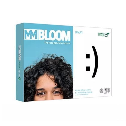 Копирна хартия Bloom Smart, А4, 80 г, бяла, CIE белота 153, PEFC, пакет 500 л. 1