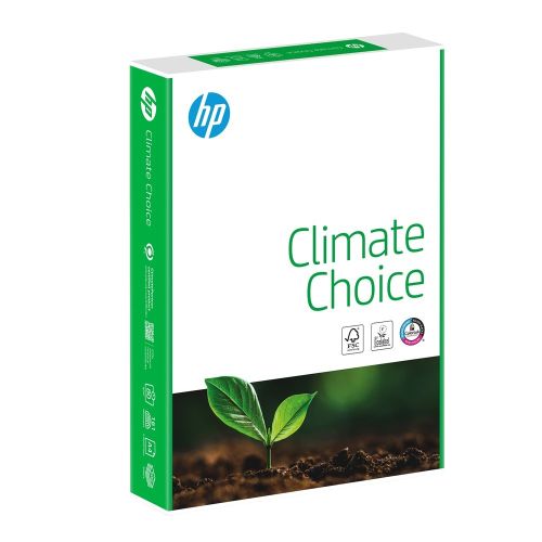 Копирна хартия HP Climate Choice, А4, 80 г, бяла, CIE белота 161, FSC, пакет 500 л. 1