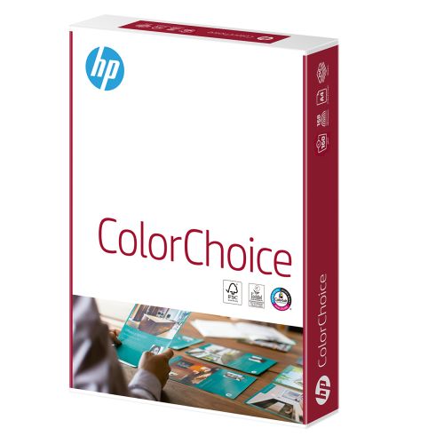 Копирна хартия HP Color Choice, А4, 160 г, бяла, CIE белота 168, FSC, пакет 250 л. 1