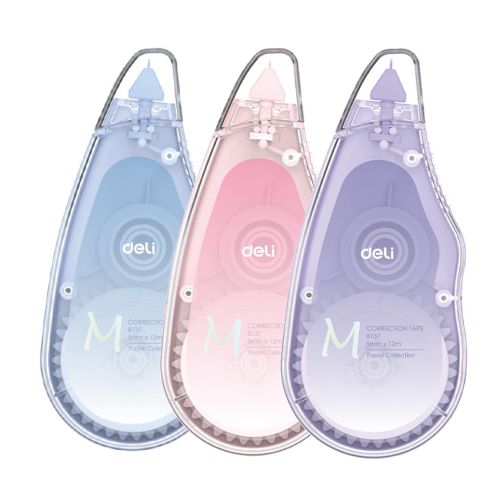 Коректор лента Deli Macaron E8137, 5 мм х 12 м 1