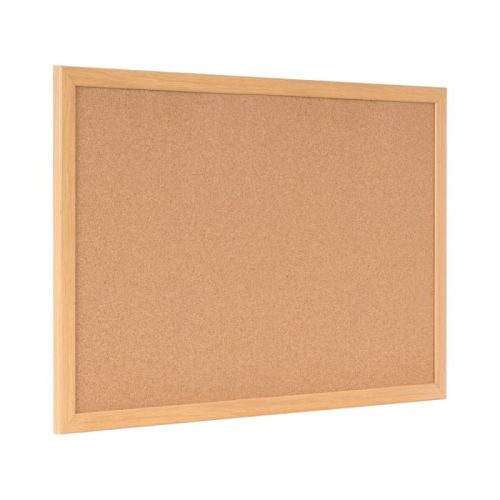 Коркова дъска Bi-Office Earth Prime, 900x600 мм, дъбова широкопрофилна рамка 1