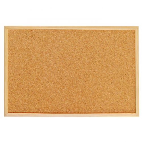 Коркова дъска Bi-Office Essential, 1200 х 900 мм, дървена рамка — Joya.bg