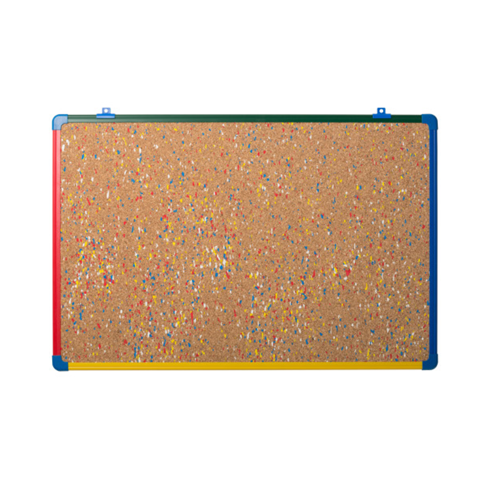 Коркова дъска Bi-Office Schoolmate, 600х450 мм, цветна РР рамка — Joya.bg 1