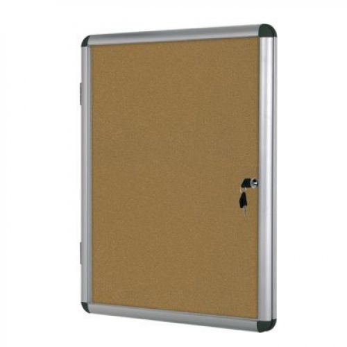 Корково витринно табло Bi-Office Enclore, алумивиева рамка със заключване, 720х670 мм, 6хА4 — Joya.bg