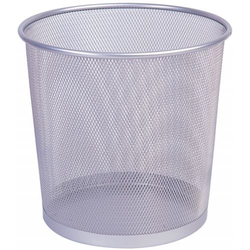 Кош Q-CONNECT, метална мрежа, 12 л, 265x210x280 мм, сив