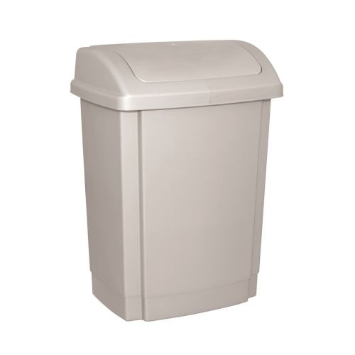 Кош с капак OFFICE PRODUCTS, пластмасов, 25 л, сив — Joya.bg