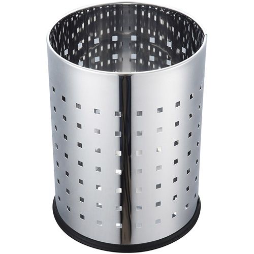 Кош за хартия Ased , кръгъл, 12 л, 270х205 мм, инокс — Joya.bg