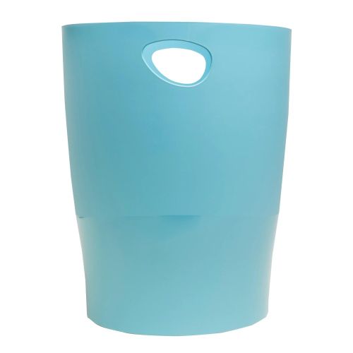 Кош за хартия EXACOMPTA POP&#039;N CO , 15 л, 263x263x335 мм, рециклиран PP, плътен, тюркоаз — Joya.bg 1