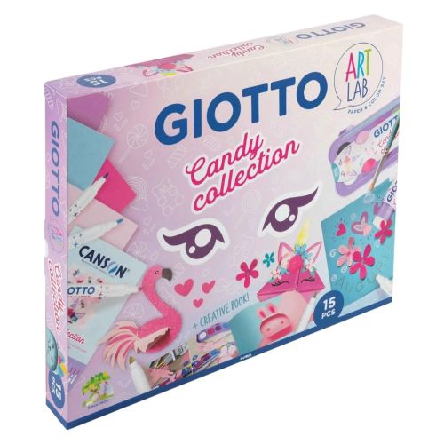 Креативен комплект GIOTTO Art Lab Candy Collection, акварелни бои, флумастери и маркери 3