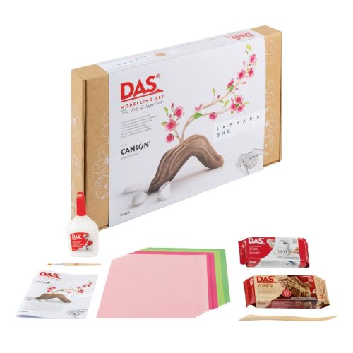 Креативен комплект за моделиране DAS The Art of Happiness Ikebana, с глина и хартия — Joya.bg 1