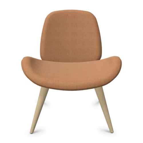 Кресло Tilkka, 4L LWM, 680х720х765 мм, основа натурален бук, дамаска Synergy(4)LDS22, бежово-червена 1