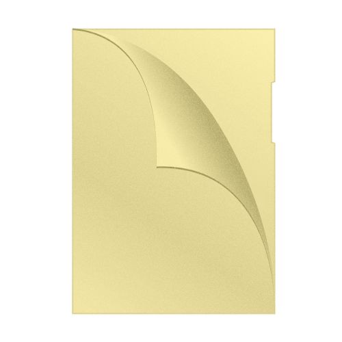 L-образен джоб Q-CONNECT, A4, РР 120 mic, мат,  прозрачно жълт — Joya.bg