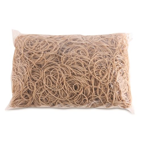 Ластици OFFICE PRODUCTS, каучукови, ф50 мм, 1.5х1.5 мм, натурален цвят, опаковка 1кг 1