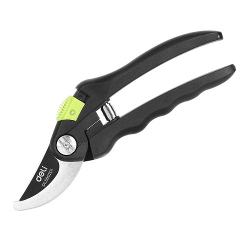 Лека градинска ножица Deli TOOLS EDL580201, 200 мм, неръждаема стомана, ергономична дръжка, зелена — Joya.bg 1
