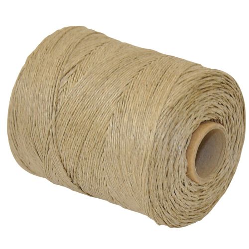 Ленен конец Q-CONNECT, восъчен, 250 г, ролка 250 м, кафяв