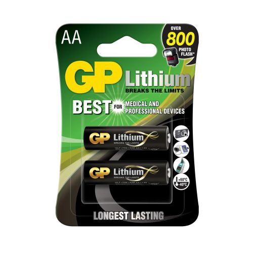 Литиева батерия GP CR6 AA, 1.5 V, блистер 2 бр. 1