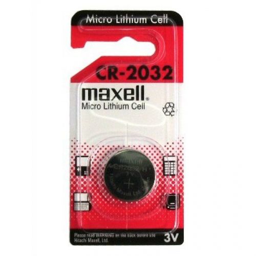 Литиева батерия Maxell, бутонна, CR2032, 3 V, блистер 1 бр. — Joya.bg