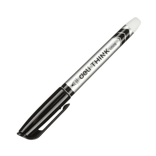Маркер за бяла дъска Deli think EU00620, объл връх 1.2 мм, черен — Joya.bg 1
