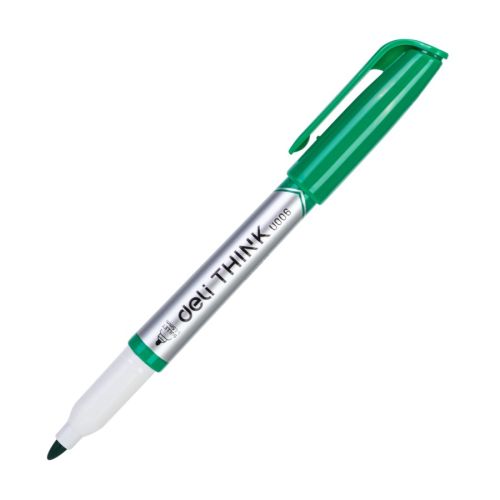 Маркер за бяла дъска Deli think EU00650, объл връх 1.2 мм, зелен — Joya.bg 1