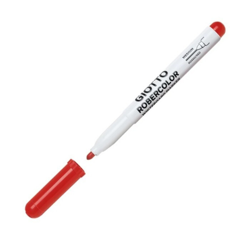 Маркер за бяла дъска GIOTTO Robercolor Medium, объл връх 4 мм, червен 1