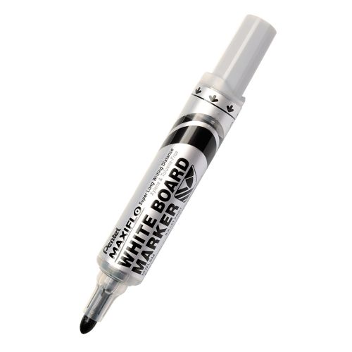 Маркер за бяла дъска Pentel Maxiflo, объл връх 6 мм, черен — Joya.bg 1