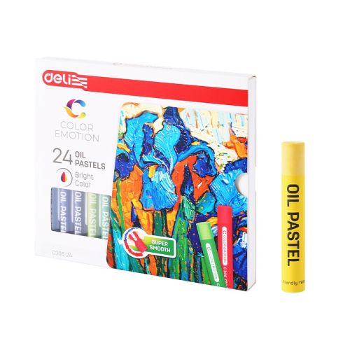 Маслени пастели Deli Color Emotion EC306-24, 24 цвята 1