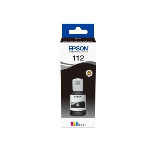 Мастилена бутилка Epson Black 112 за L6580/EcoTank M15140/L6570/L6550/L15160/L15150/L11160, 7500 к. 1