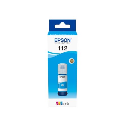 Мастилена бутилка Epson Cyan 112 за L6580/EcoTank M15140/L6570/L6550/L15160/L15150/L11160, 6000 к. 1