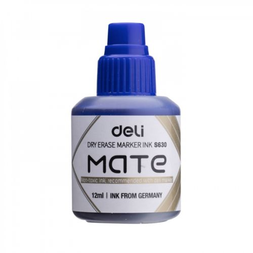 Мастило за маркер за бяла дъска Deli Mate S630, 12 мл, синьо — Joya.bg 1