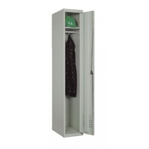 Метален гардероб Malow Sum 310W, единичен с рафт и лост, 1800х300х500 мм — Joya.bg