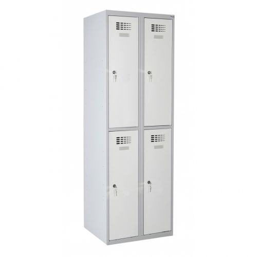 Метален гардероб Malow SUS 322W, двоен с 4 отделения, 1800х600х500 мм — Joya.bg