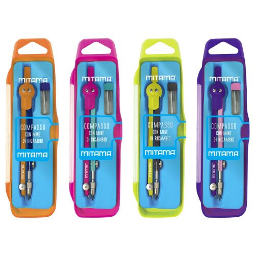 Метален пергел с графити MITAMA, регулируем връх, с аксесоари, асорти цветове 1