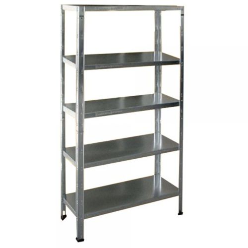 Метален стелаж Промет S2 ,1600x1000x300 мм, 4 рафта, цвят цинк 1