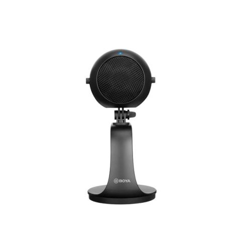 Микрофон Boya BY-PM300, настолен,за подкасти, аудио жак 3.5 мм/USB-C, черен 1