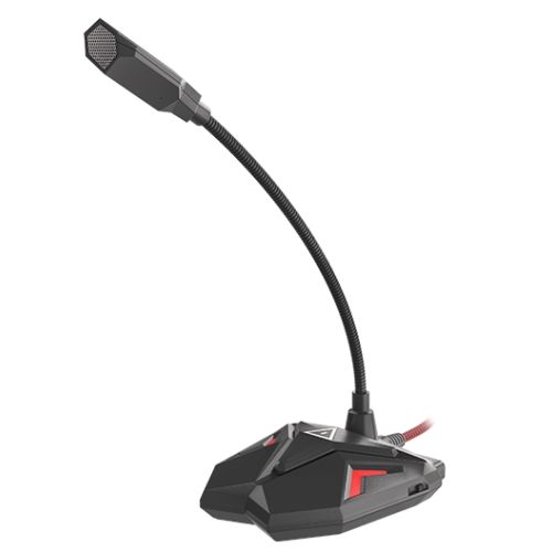 Микрофон Genesis Radium 100, за компютър, USB 2.0, черно-червен 1