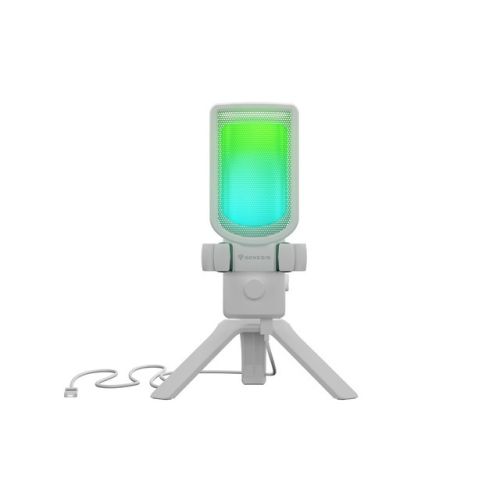 Микрофон Genesis Radium 250, за компютър USB-C, бял 1