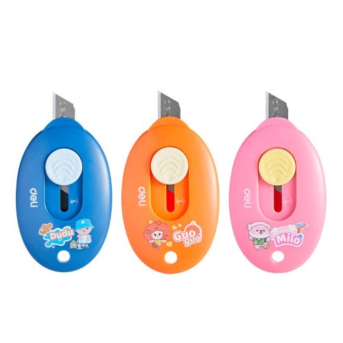 Мини макетен нож Deli Comiko, E2050, 9х35х0.5 мм, микс цветове — Joya.bg 1