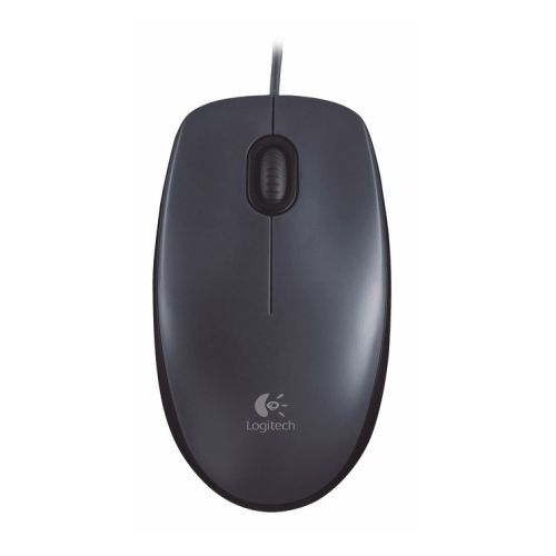 Мишка Logitech M90, USB, с кабел, 1000 dpi, 3 бутона, черна 1