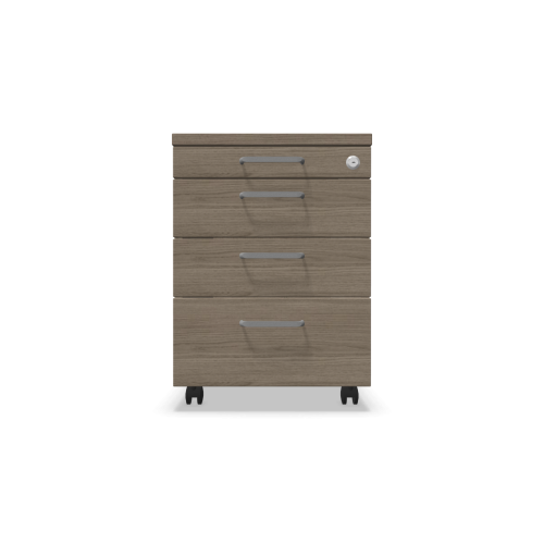 Мобилен контейнер с четири чекмеджета Easy Space 3D PD, 430х600х600мм, ПДЧ 18 мм, дъб Виченца 1