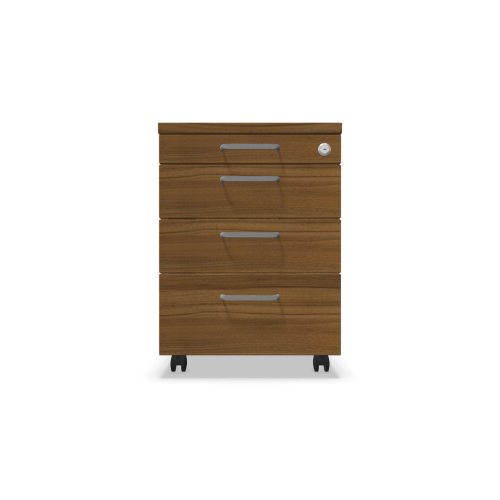 Мобилен контейнер с четири чекмеджета Easy Space 3D PD, 430х600х600мм, ПДЧ 18 мм, орех Дижон 1