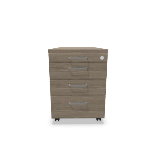 Мобилен контейнер с четири чекмеджета Easy Space 3D PD, 430х800х600мм, ПДЧ 18 мм, дъб Виченца 1