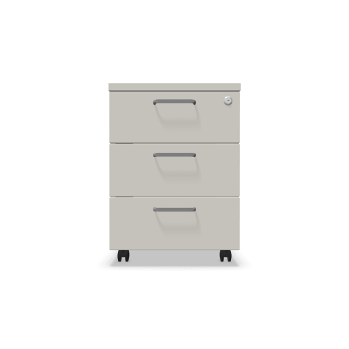 Мобилен контейнер с три чекмеджета Easy Space 3D, 430х480х600мм, ПДЧ 18 мм, светлосив 1