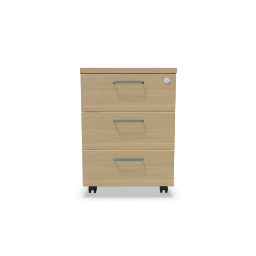 Мобилен контейнер с три чекмеджета Easy Space 3D, 430х600х600мм, ПДЧ 18 мм, дъб Кайзерберг 1