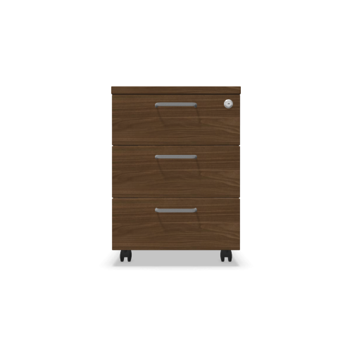 Мобилен контейнер с три чекмеджета Easy Space 3D, 430х600х600мм, ПДЧ 18 мм, орех Линкълн 1