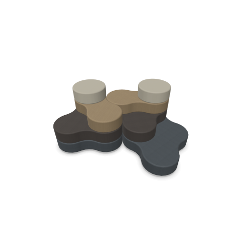 Модулна система Tapa N4-1&amp;N4-2, 8 елемента, 1611х1094х620 мм, Silvertex(3)SX4002/4024/0009/0001  — Joya.bg 1