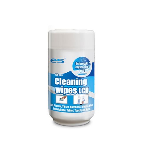 Мокри кърпи за екрани и офис техника E5, малка туба, 100 бр. — Joya.bg