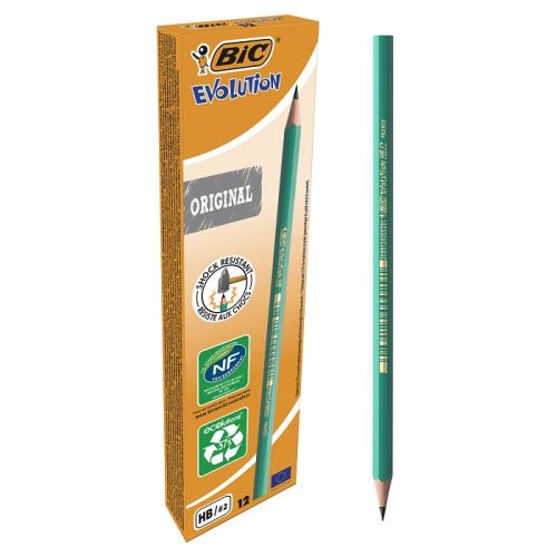 Молив без гума BiC Evolution 650, шестоъгълно тяло, HB — Joya.bg 1
