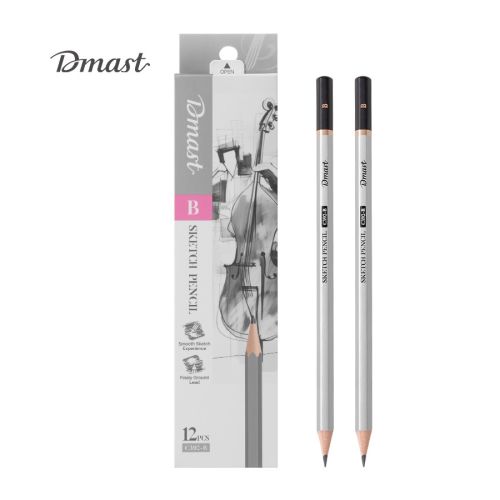 Молив без гума Deli Dmast EC392-B, шестоъгълно тяло, B — Joya.bg 1