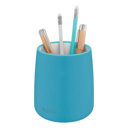 Моливник Leitz Cosy, 108х87х87 мм, керамика, светлосин — Joya.bg 1