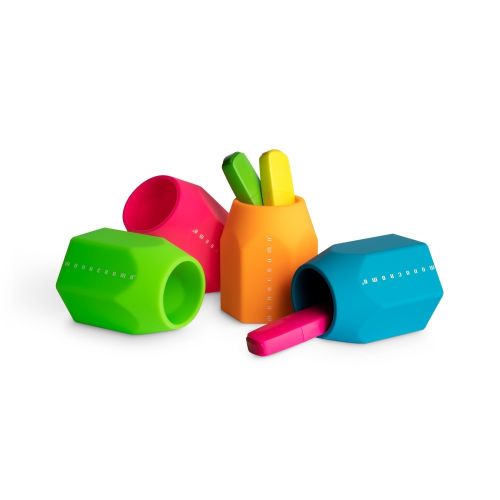 Моливник PIGNA Monocromo, силиконов, 75x73x93 мм, оранжев — Joya.bg 1